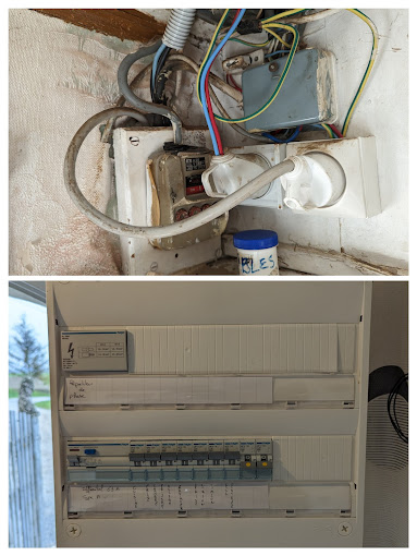 compteur électrique avant / après